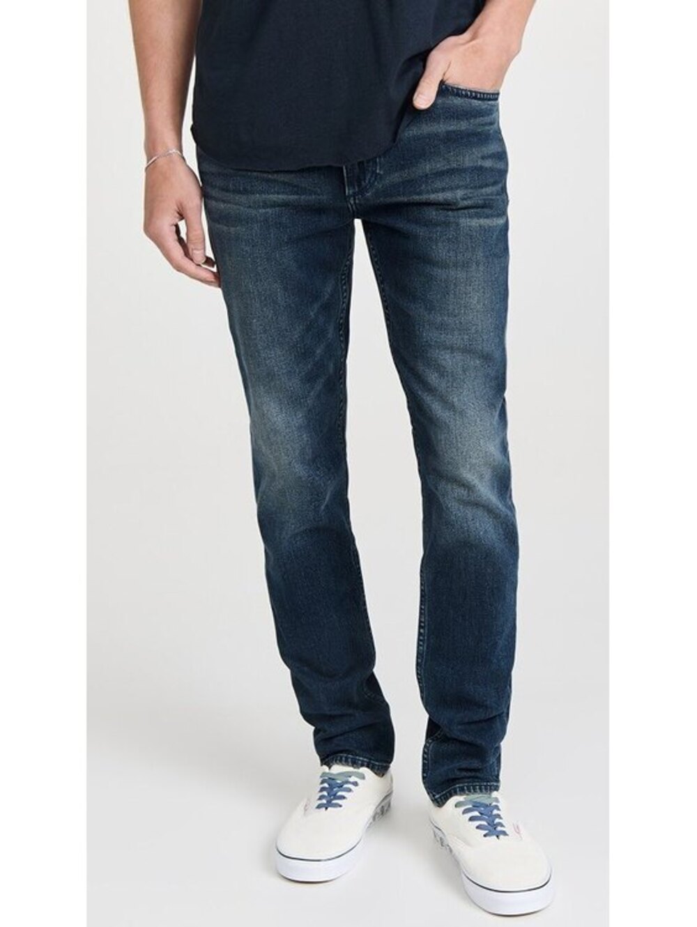 NWT Rag & Bone Edgewood Stretch Denim Straight-Leg Jeans Altered - 34x29.5